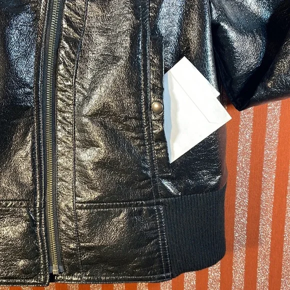 “Apt. 9” Black Faux Leather Jacket - Picture 8 of 12